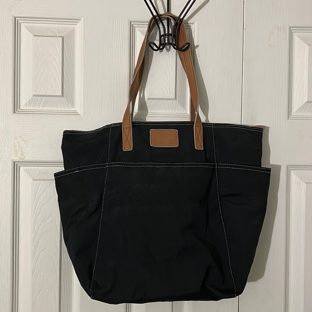 Kenneth Cole Reaction Black/Tan Tote Bag